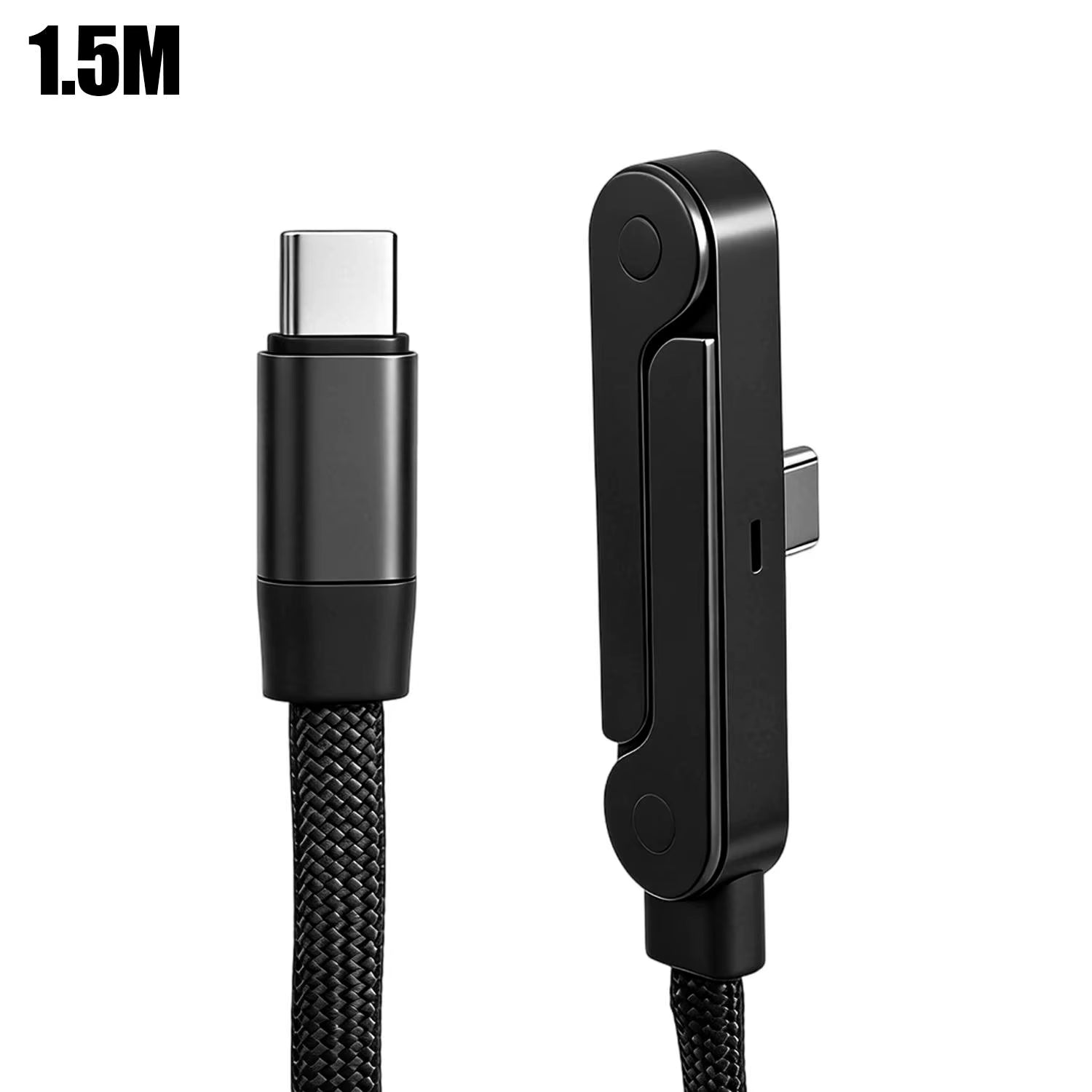 Quick Charge Flat Phone Charger Type C 240W Foldable Stand Fast Charging Kick Cable Stand Holder Cord for Iphone 17 16 Samsung